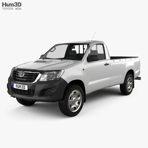 Toyota Hilux Regular Cab 2015 3D model