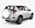 Toyota Rav4 European (Vanguard) 2014 3d model back view