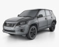 Toyota Rav4 European (Vanguard) 2014 3d model wire render