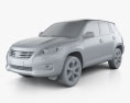 Toyota Rav4 European (Vanguard) 2014 3d model clay render