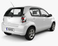 Toyota Passo 2015 3d model back view