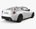 Toyota GT 86 2015 3D 모델  back view