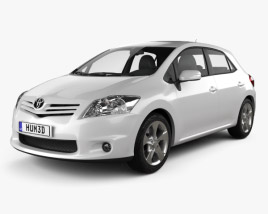 3D model of Toyota Auris 2015