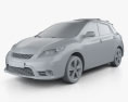 Toyota Matrix (Voltz) 2014 3d model clay render