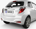 Toyota Yaris 3ドア 2012 3Dモデル