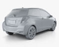Toyota Yaris 3ドア 2012 3Dモデル
