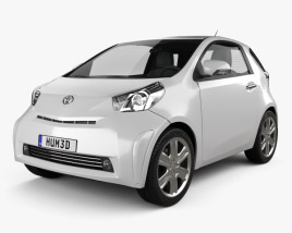 3D model of Toyota IQ 2012