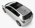 Toyota Verso (E'Z) 2012 3d model top view
