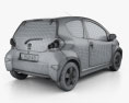 Toyota Aygo 3 puertas 2012 Modelo 3D