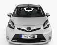 Toyota Aygo 5도어 2015 3D 모델  front view