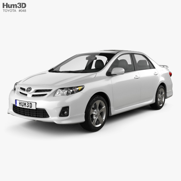 Toyota Corolla 2015 3D модель