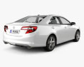 Toyota Camry US SE 2015 3d model back view