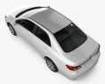 Toyota Corolla LE 2015 3d model top view