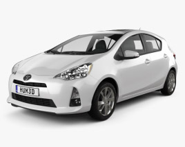 Toyota Prius C (Aqua) 2014 3D model