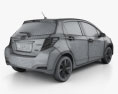 Toyota Yaris (Vitz) гібрид 2016 3D модель