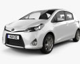Toyota Yaris (Vitz) гібрид 2016 3D модель
