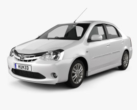 Toyota Etios 2014 3D model