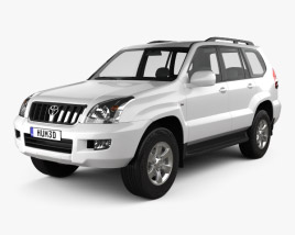 Toyota Land Cruiser Prado (120) 5-door 2009 3D model