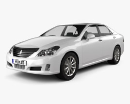 3D model of Toyota Crown Royal Saloon (S200) 2014