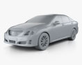 Toyota Crown Royal Saloon (S200) 2014 Modello 3D clay render