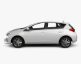 Toyota Auris hatchback 2016 3d model side view