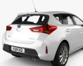 Toyota Auris hatchback 2016 3d model