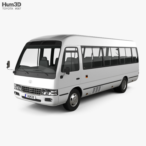 Toyota Coaster B50 2012 3D model