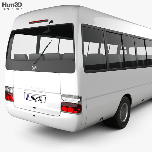 Toyota Coaster B50 2012 3D model - Vehicles on Hum3D