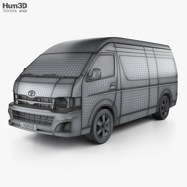 Toyota Hiace Super Long Wheel Base 12 3d Model Vehicles On Hum3d Toyota Hiace Super Long Wheel Base 12 3d Model Vehicles On Hum3d