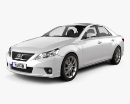 Toyota Mark X 2014 Modelo 3D