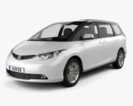 Toyota Previa 2012 3D model