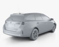 Toyota Auris Touring hybrid 2016 3d model