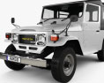 Toyota Land Cruiser (J40) Canvas Top 1979 3D模型