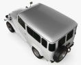 Toyota Land Cruiser (J40) Hard Top 1979 3d model top view