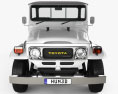 Toyota Land Cruiser (J40) Pickup 1979 3D 모델  front view
