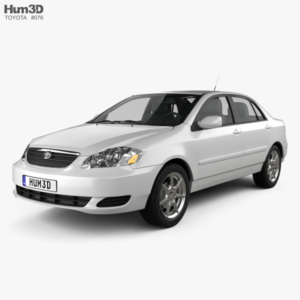 Toyota Corolla (E120) 2012 3D model