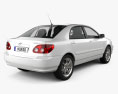 Toyota Corolla (E120) 2012 3d model back view