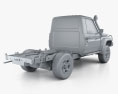 Toyota Land Cruiser (J70) Cab Chassis GXL 2013 3D 모델 