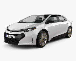 Toyota Corolla Furia 2016 3D model