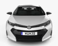 Toyota Corolla Furia 2016 Modello 3D vista frontale