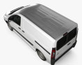 Toyota ProAce Van L1H1 2014 3D-Modell Draufsicht
