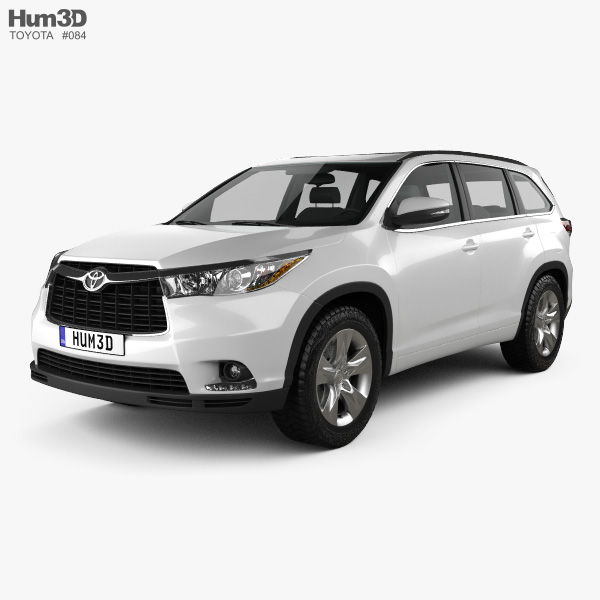 Toyota Highlander 2016 3D-Modell