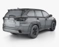 Toyota Highlander 2016 3D-Modell
