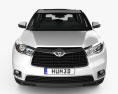 Toyota Highlander 2016 3d model front view