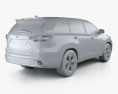 Toyota Highlander 2016 3D модель
