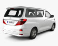 Toyota Alphard 2014 3d model back view