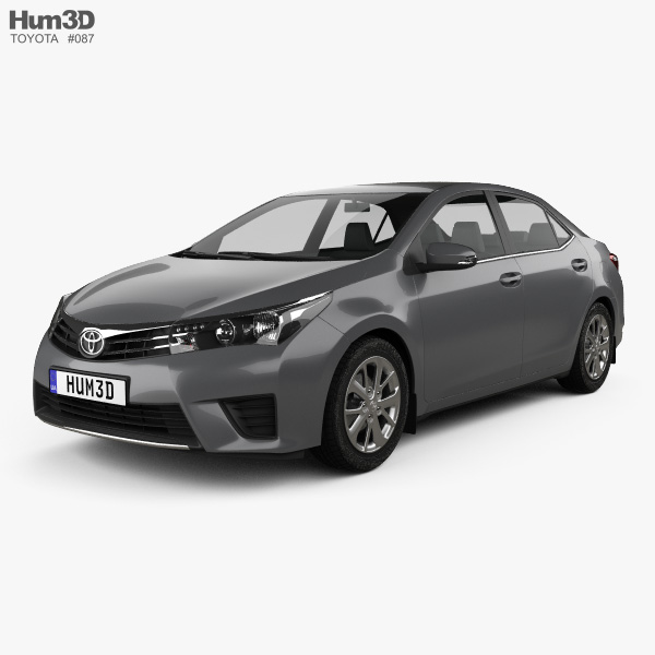 Toyota Corolla sedan 2016 3D model