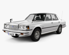 Toyota Crown sedan 1979 3D model