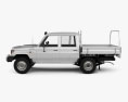 Toyota Land Cruiser (J70) Double Cab Pickup 2013 3d model side view