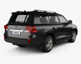 Toyota Land Cruiser (J200) 2014 3d model back view